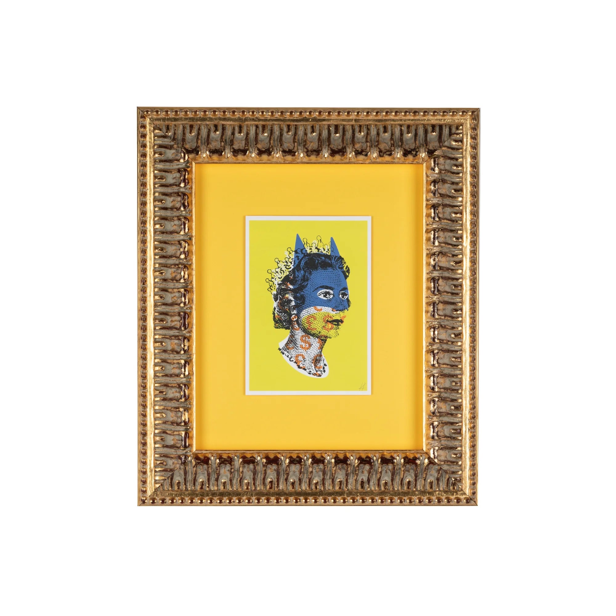 Rich Enough to Be Batman – Blue & Yellow Queen – Signed Print