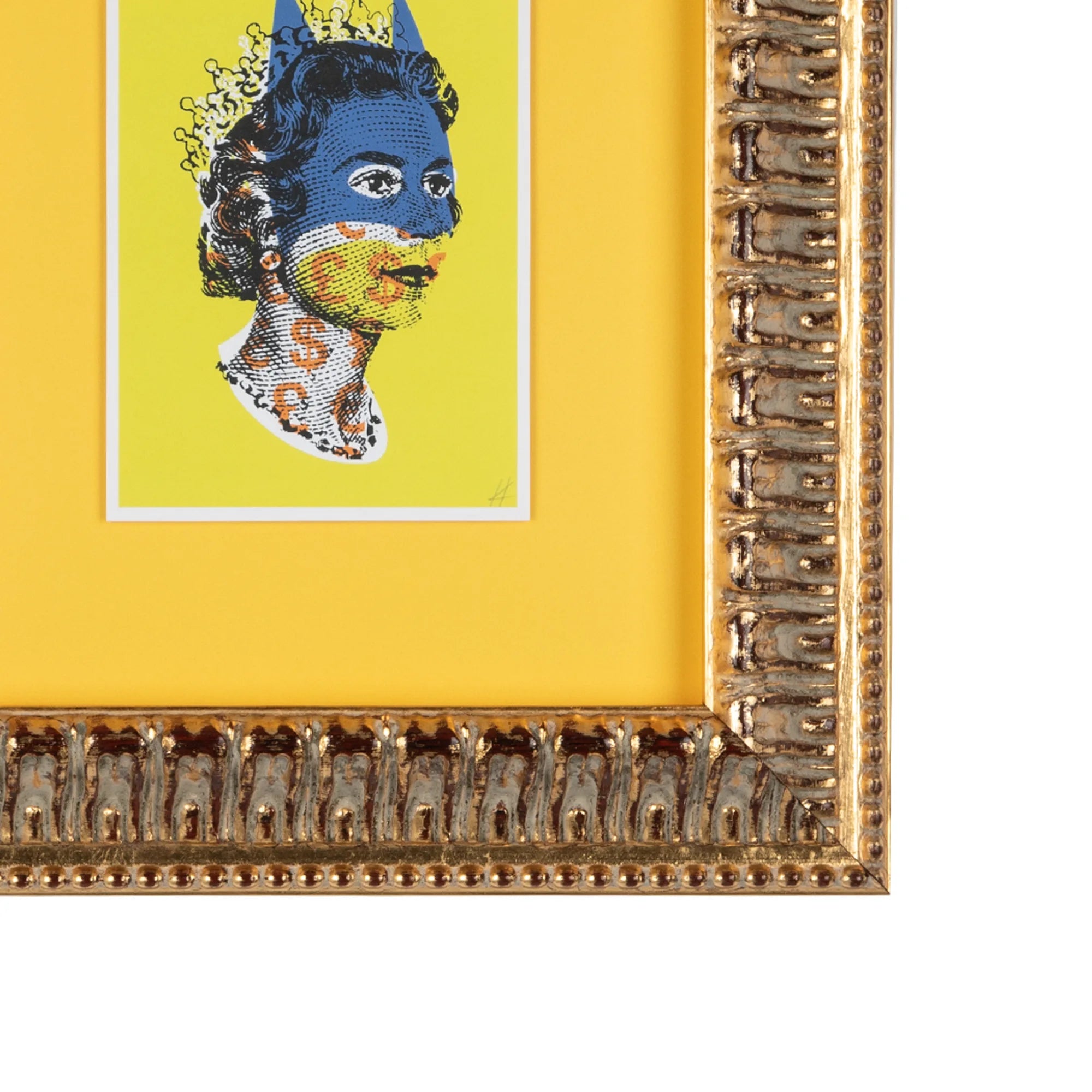Rich Enough to Be Batman – Blue & Yellow Queen – Signed Print-2